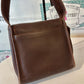 Vintage Authentic  Shelburne  Flap Brown Leather Coach Purse