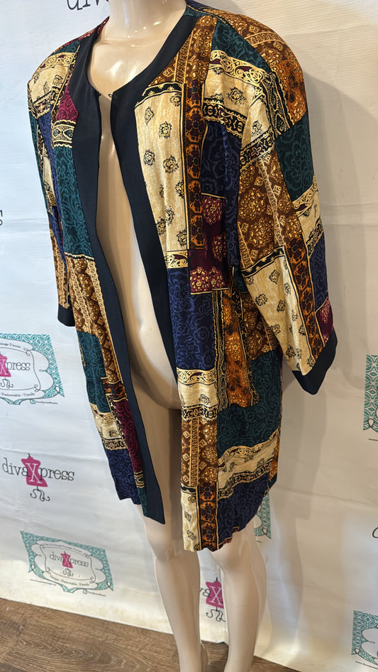 Vintage Wining Ticket Colorful Throw Size 2x