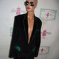 Black  Custom Blazer With Beaded Detail Size  XL