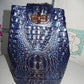 Authentic Brahim Blue Shoulder Bag In Excellent condition Size L