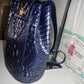 Authentic Brahim Blue Shoulder Bag In Excellent condition Size L