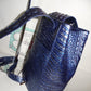 Authentic Brahim Blue Shoulder Bag In Excellent condition Size L