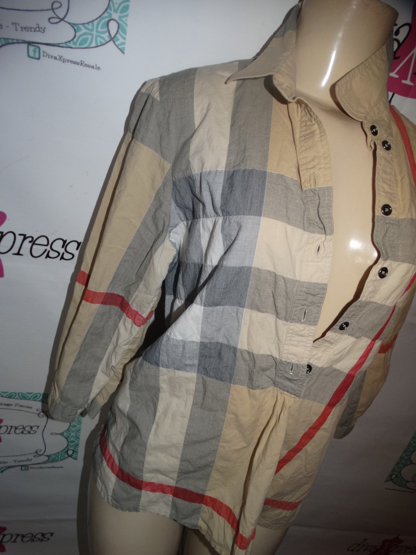 Authentic Burberry Brit Top Size M