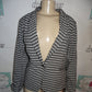 Maison D AMeile Paris Black/White Blazer Size XL