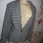Maison D AMeile Paris Black/White Blazer Size XL