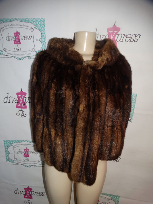 Vintage Authentic Mink Shawl Size One Size fits All