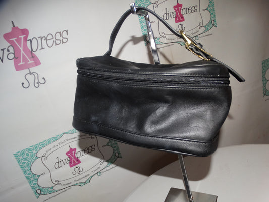 Vintage Authentic Coach Toiletry Bag Leather
