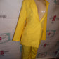 2 Piece Yellow Suit Size L