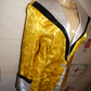 Vintage Giovanna Yellow, Black and White Blazer Size 1x