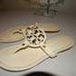 Authentic Tory Burch Cream Sandals Size 10.5