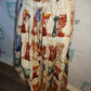 Vintage Cream Urn Print Skirt Size 1x