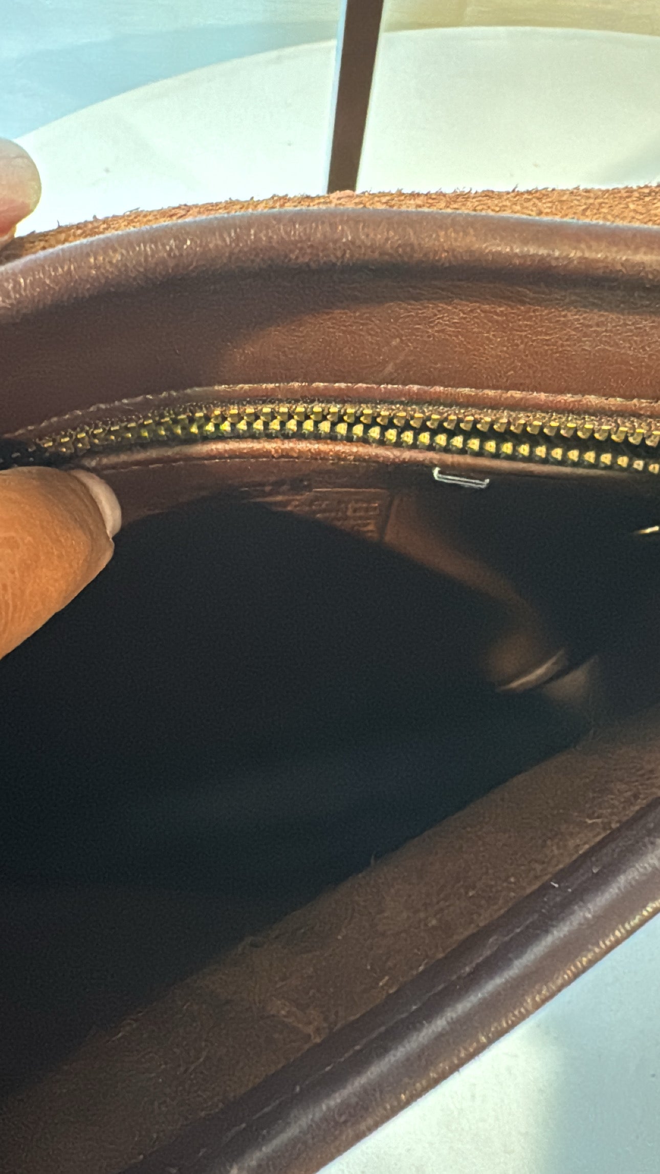 Vintage Authentic  Shelburne  Flap Brown Leather Coach Purse