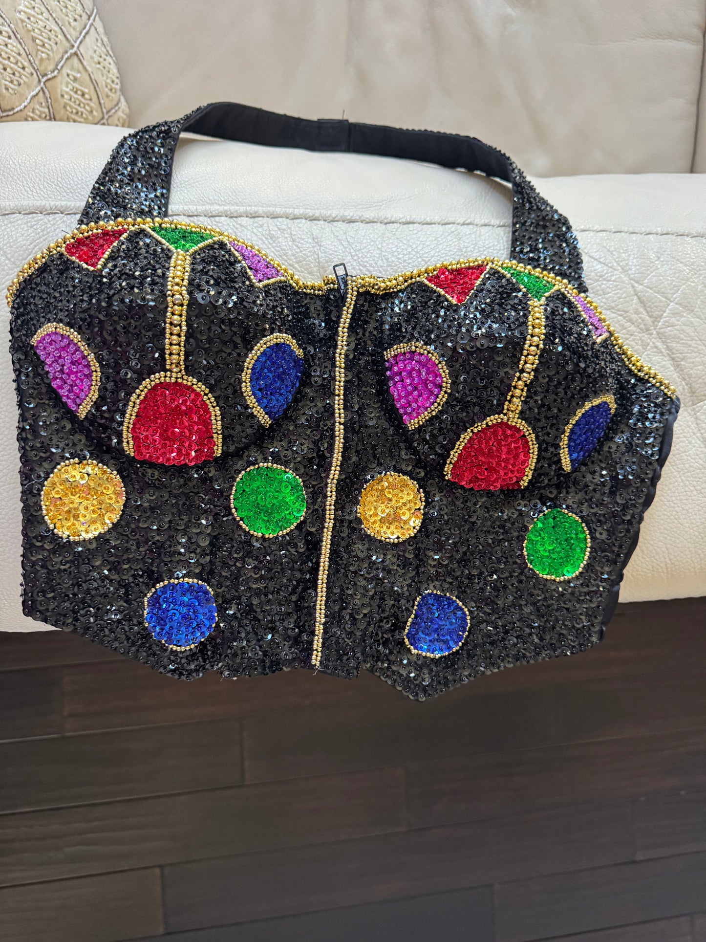 Sequins vintage top size XL