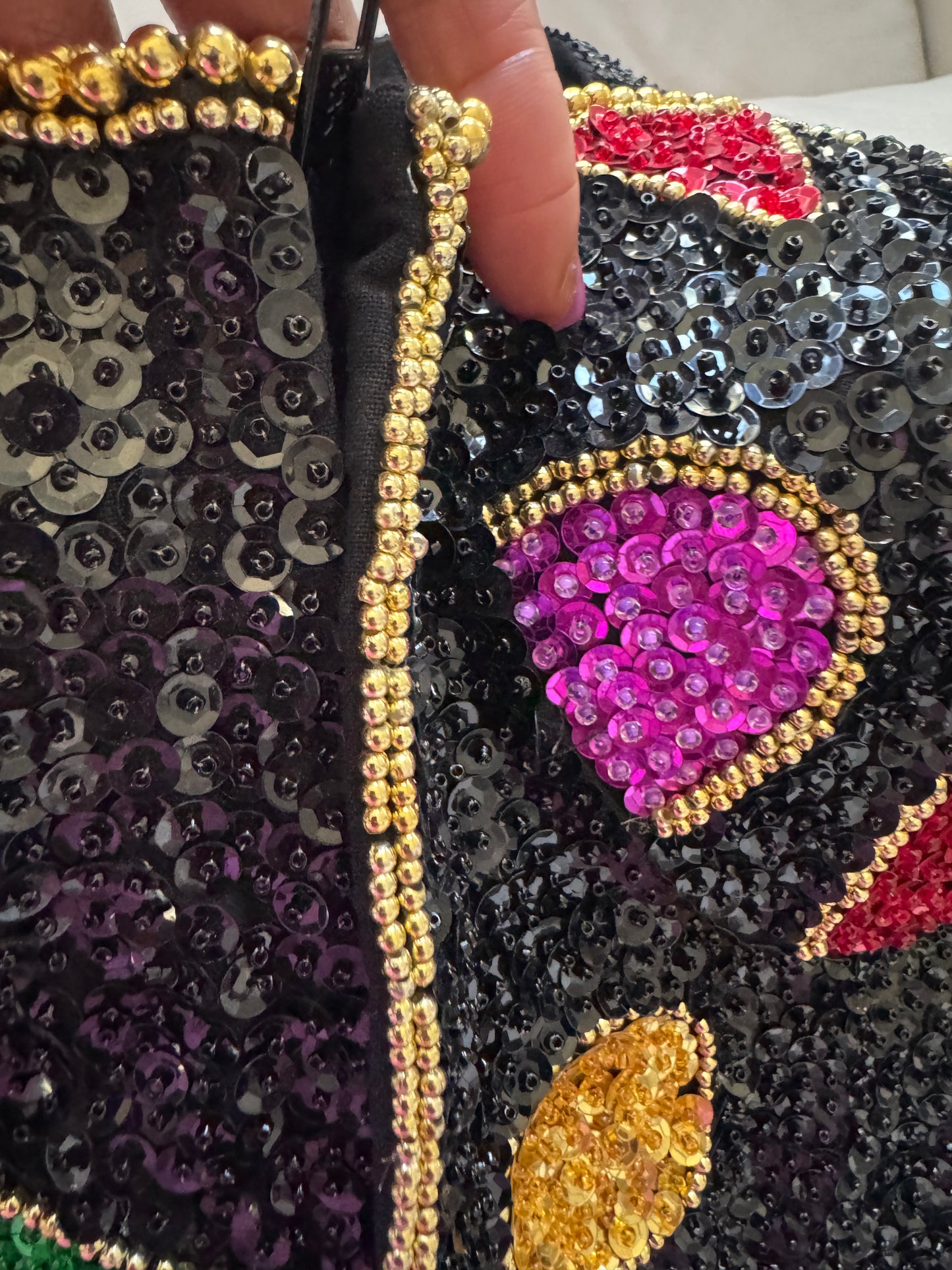 Sequins vintage top size XL