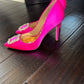 Badgley Mischka pink pumps size 8.5