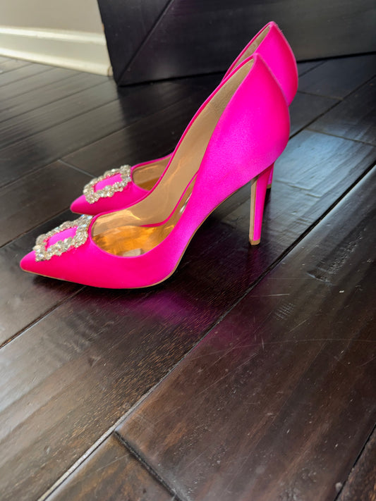Badgley Mischka pink pumps size 8.5