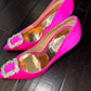 Badgley Mischka pink pumps size 8.5