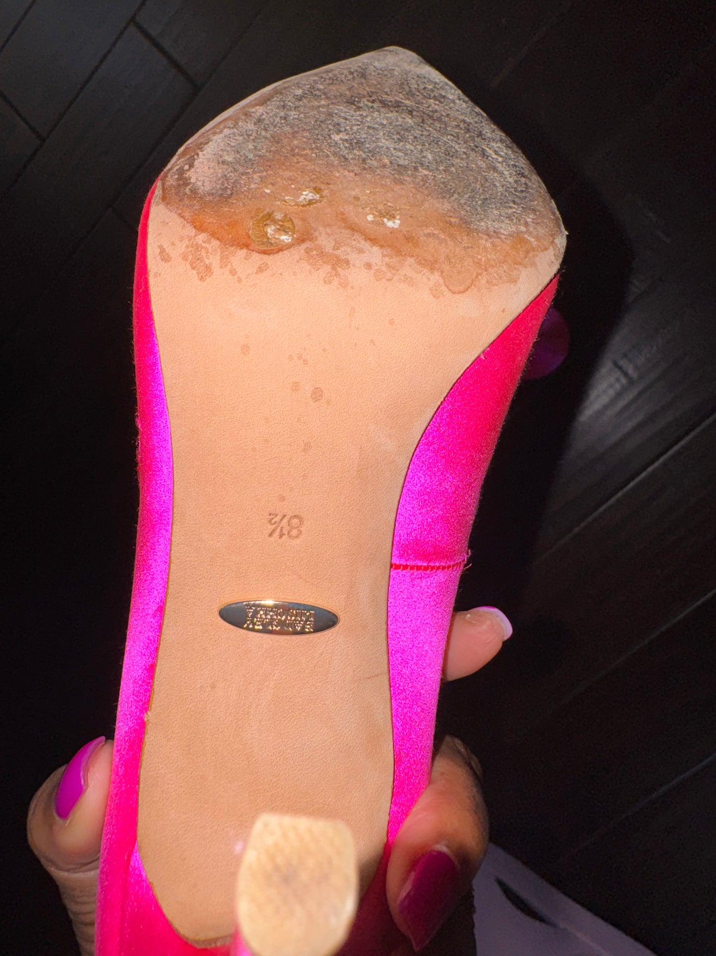 Badgley Mischka pink pumps size 8.5