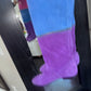 Colorful Suede Boots size 9