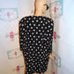 Vintage Micheal Blair Black/White Blazer Dress Size 1x