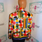 Vintage Patrick Christoper Tan Colorful Jacket Size XL