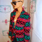 Vintage LA Rush Pink/Green Blazer Size 1x