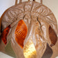 Vintage Leather Snake Skin Patch Purse Size L