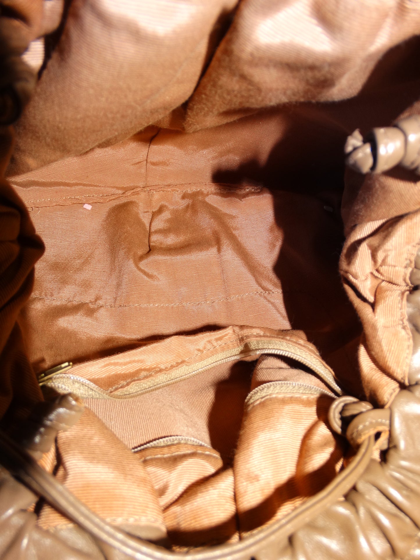 Vintage Leather Snake Skin Patch Purse Size L