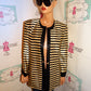 Vintage Night Studio Gold/Black Blazer Size 1x
