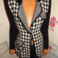 Vintage Judy Knapp Black/White Blazer Size S