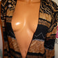 Vintage Michele Leslie Black/Tan Blazer Size 1x