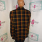 Vintage Sag Habour Blue/Yellow Plaid Blazer Size XL