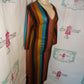 Zara Striped Brown Dress Size XL
