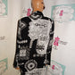 Vintage Kennigston Square Black/White Blazer Size L