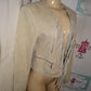 White House Suede Shingle Tan Jacket Size S