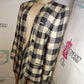 Vintage Jaqueline Gray/Cream Blazer Size L