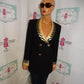 Vintage Moshita  Black/Gold Blazer Size L