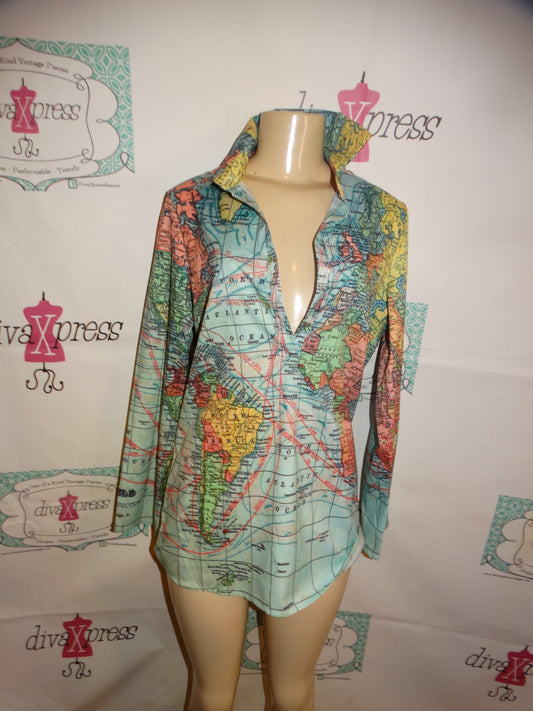 Blue Globe Top Size M