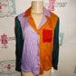 Farm Colorful Colorblock Top size M