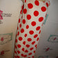 White/Red Polka Dot Dress Size XL