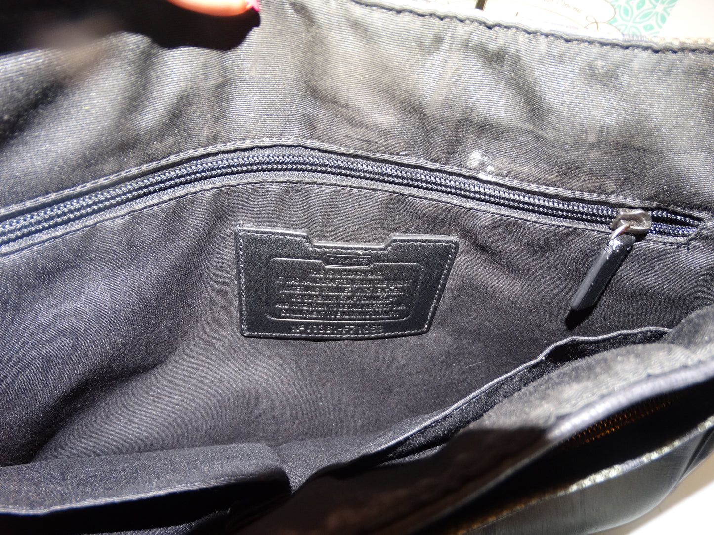 Vintage Authentic Coach Leather Crossbody XXL Bag