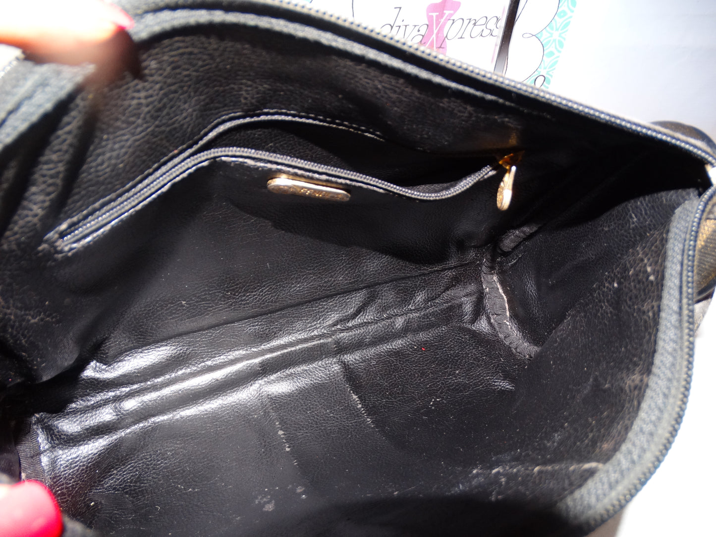 Vintage Authentic Fendi Crossbody Purse Size L