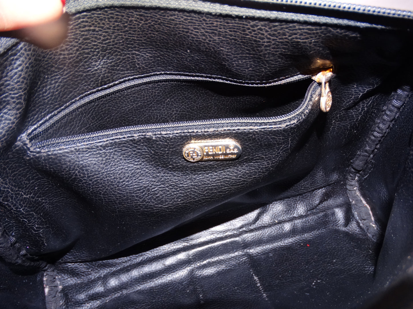 Vintage Authentic Fendi Crossbody Purse Size L