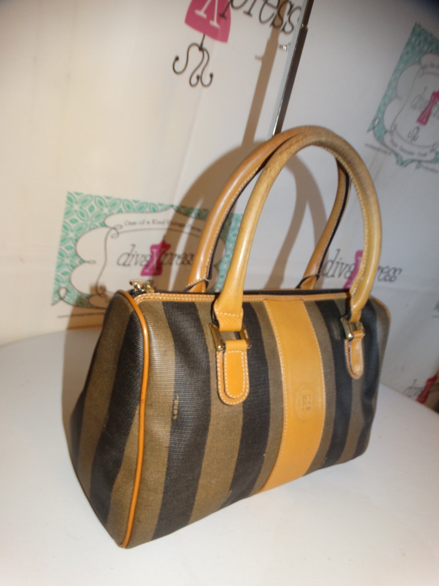 Vintage Authentic Fendi Dr. Purse Size L