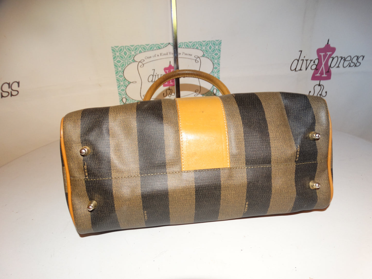 Vintage Authentic Fendi Dr. Purse Size L