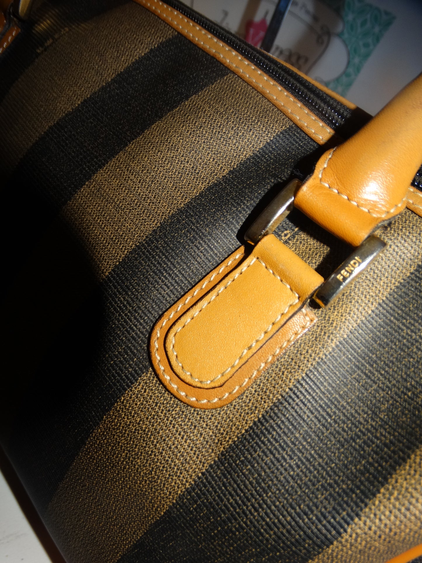 Vintage Authentic Fendi Dr. Purse Size L