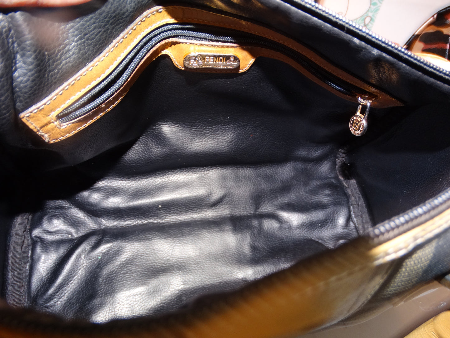 Vintage Authentic Fendi Dr. Purse Size L