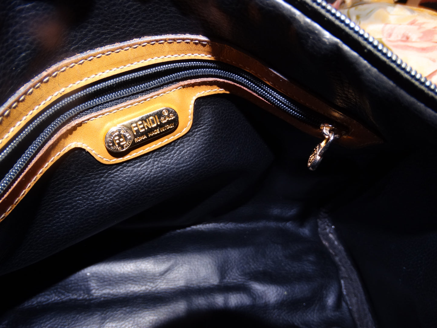 Vintage Authentic Fendi Dr. Purse Size L