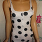 Zara White/Black Polka Dress Size S