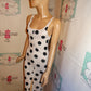Zara White/Black Polka Dress Size S